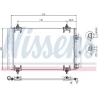 Condenseur de Clim Pour Peugeot Citroën DS 9650545480 1610161980 6455GH 6455EV