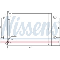Condenseur de Clim Pour VW CC Passat 3C0.820.411C 3C0.820.411E 3C0820411