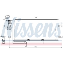Condenseur de Clim Pour VW California T4 Transporter IV 7D0.820.413 7D0820411