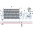 Condenseur de Clim Pour VW Bora Golf IV Seat Leon Toledo II