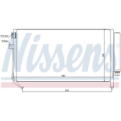 Condenseur de Clim Pour Subaru Forester 73210-SA000 73210-SA010 73210SA011