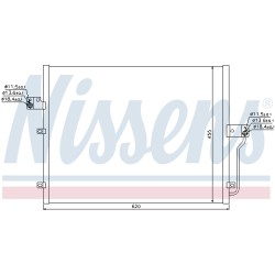 Condenseur de Clim Pour Ssangyong Actyon I II Sports Kyron 68400-09000