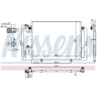 Condenseur de Clim Pour Mitsubishi Pajero Classic II III Canvas Top 7812A050