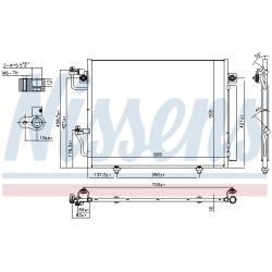 Condenseur de Clim Pour Mitsubishi Pajero Classic II III Canvas Top 7812A050