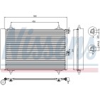 Condenseur de Clim Pour Peugeot Partner Citroën Berlingo Xsara Picasso