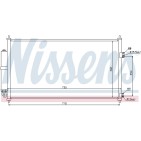 Condenseur de Clim Pour Nissan X-Trail 92100-ES60A 92100-ES60B 921008H311