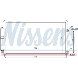 Condenseur de Clim Pour Nissan X-Trail 92100-ES60A 92100-ES60B 921008H311