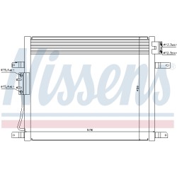 Condenseur de Clim Pour Jeep Grand Cherokee II 55116931AA K55116931AA