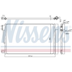 Condenseur de Clim Pour Peugeot Opel Fiat Alfa Romeo 39035152 51931470 52039557