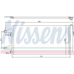 Condenseur de Clim Pour Peugeot Opel Fiat Citroën 1623816180 1630631880 6455.EQ