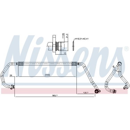 Tuyau De Clim Pour Renault Opel Nissan 8200413358 4416930 9246000Q0A 93854371