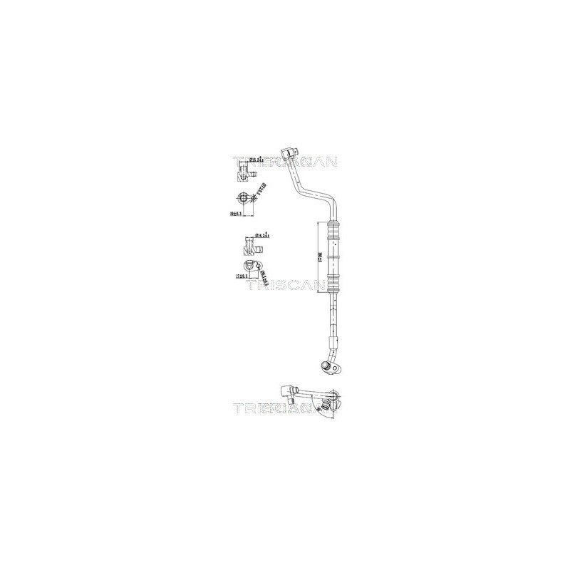 Tuyau De Clim Pour Mini Mini Clubman Clubvan Countryman Paceman 64539237129