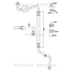 Tuyau De Clim Pour Nissan Juke Van 92480-1KB0A 92480-BA64A 92480-BA64B