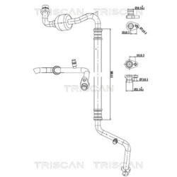 Tuyau De Clim Pour Nissan Juke Van 92480-1KB0A 92480-BA64A 92480-BA64B
