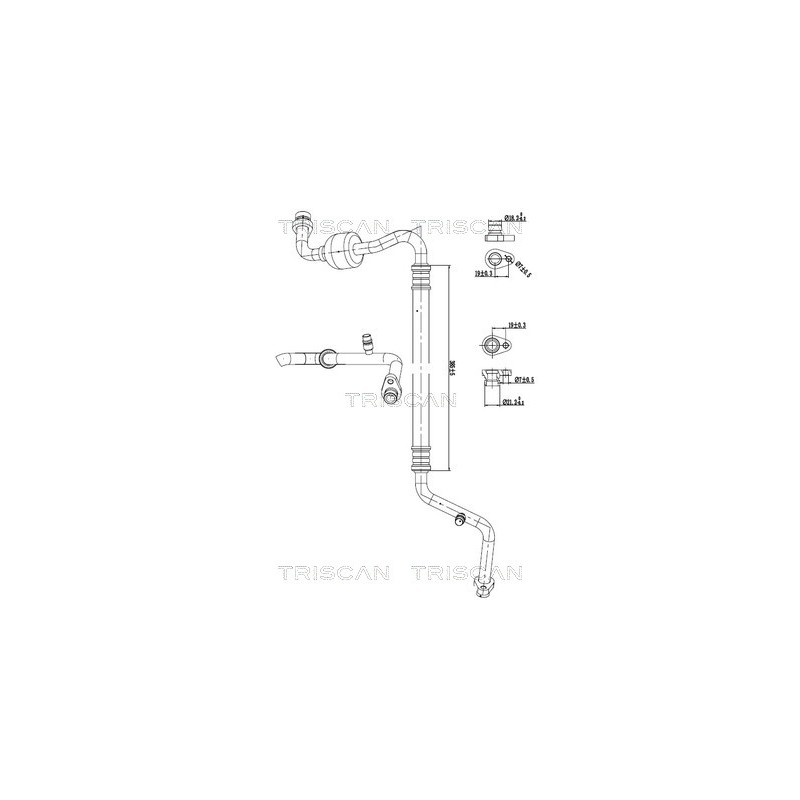 Tuyau De Clim Pour Nissan Juke Van 92480-1KB0A 92480-BA64A 92480-BA64B