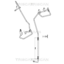 Tuyau De Clim Pour Fiat 500 C 51786702 51787434 51826188 51826189 51871846