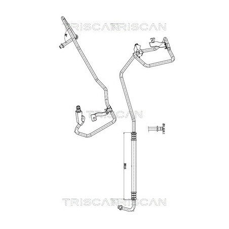 Tuyau De Clim Pour Fiat 500 C 51786702 51787434 51826188 51826189 51871846