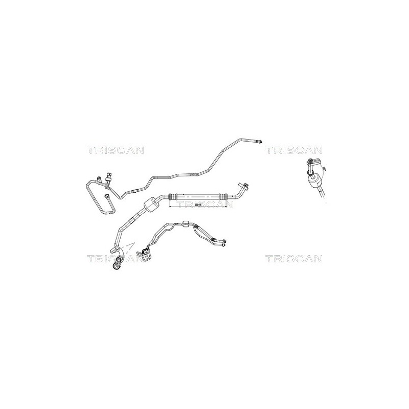 Tuyau De Clim Pour Opel Corsa D 6850337 6850375