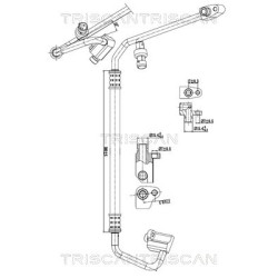 Tuyau De Clim Pour Renault Opel Nissan 8200797708 4420918 92491-00Q0A 93861611