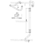 Tuyau De Clim Pour Renault Opel Nissan 8200413358 4416930 92460-00Q0A 93854371