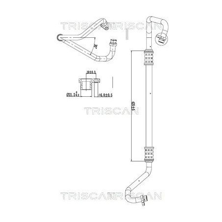 Tuyau De Clim Pour Renault Opel Nissan 8200413358 4416930 92460-00Q0A 93854371