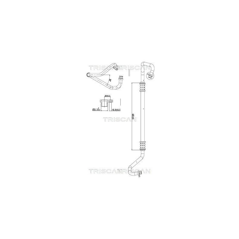 Tuyau De Clim Pour Renault Opel Nissan 8200413358 4416930 92460-00Q0A 93854371