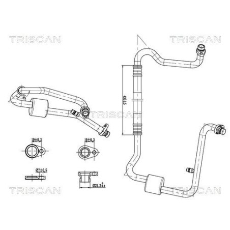 Tuyau De Clim Pour Dacia Duster 924800462R 924804040R 924805330R 924805520R