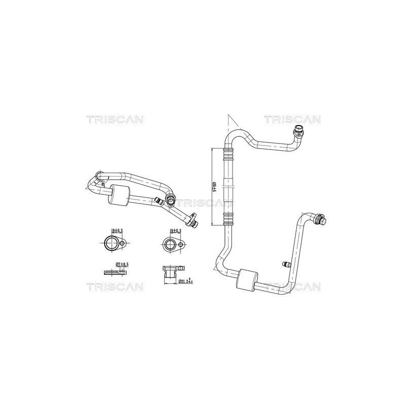 Tuyau De Clim Pour Dacia Duster 924800462R 924804040R 924805330R 924805520R