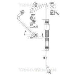 Tuyau De Clim Pour Renault Captur I Clio IV 924548625R