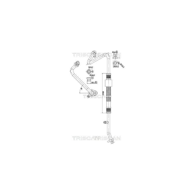 Tuyau De Clim Pour Renault Captur I Clio IV 924548625R
