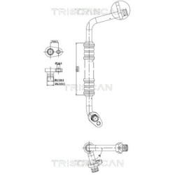 Tuyau De Clim Pour Peugeot 508 I Citroën C5 III 6477.GG