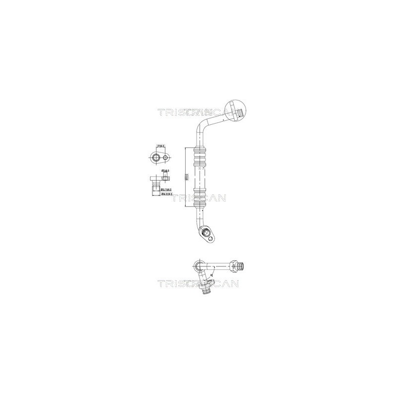 Tuyau De Clim Pour Peugeot 508 I Citroën C5 III 6477.GG