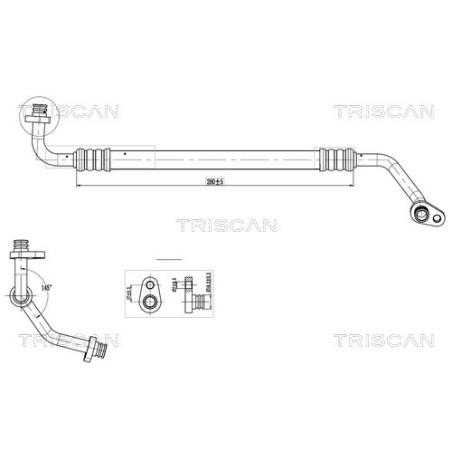 Tuyau De Clim Pour Peugeot Partner Citroën Berlingo 6477.C8