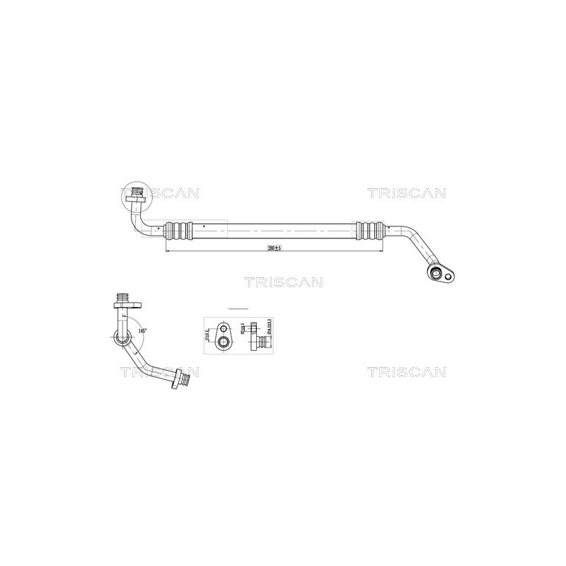 Tuyau De Clim Pour Peugeot Partner Citroën Berlingo 6477.C8