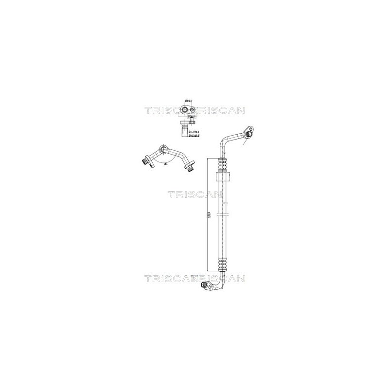 Tuyau De Clim Pour Peugeot 308 3008 5008 Citroën C4 II - DS 6477.AA