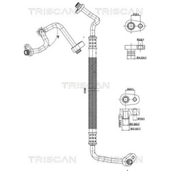 Tuyau De Clim Pour Peugeot Fiat Ducato Citroën 1614010280 1379563080 1615662280