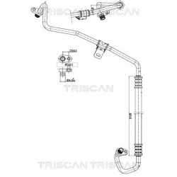 Tuyau De Clim Pour Peugeot Citroën C4 II Picasso Spacetourer C5 DS 9675103780