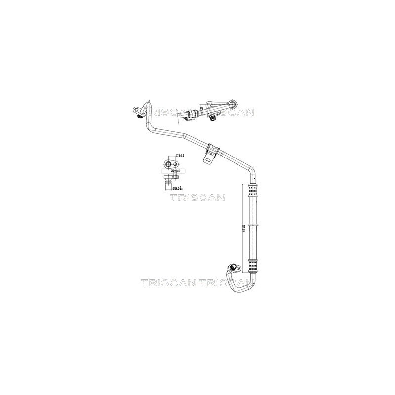 Tuyau De Clim Pour Peugeot Citroën C4 II Picasso Spacetourer C5 DS 9675103780