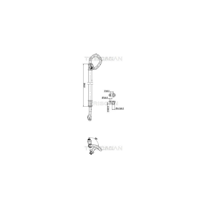 Tuyau De Clim Pour Peugeot 407 Citroën C5 III 6477.77 6460.JA 6477.79 6460.JC
