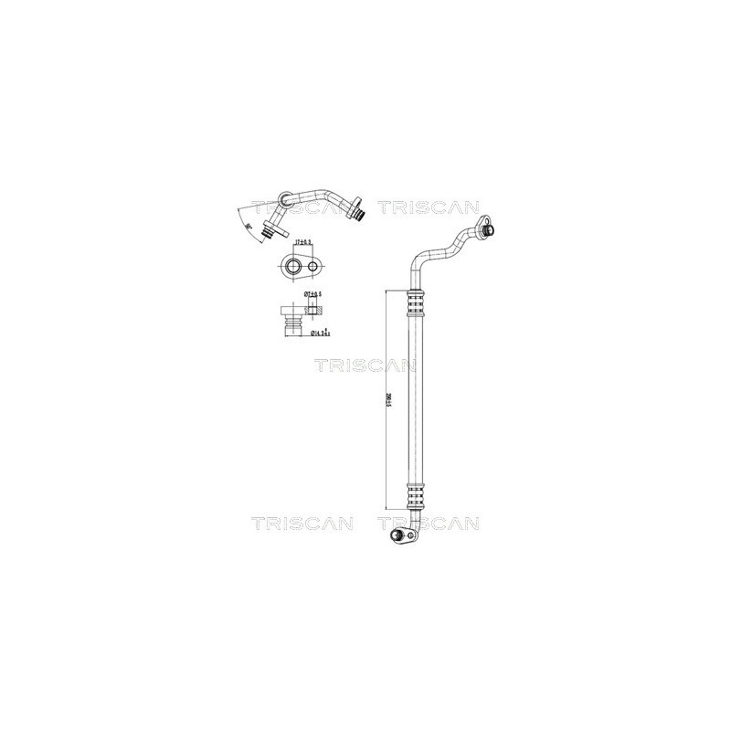 Tuyau De Clim Pour Citroën C4 Picasso 6460.XE 6477.D4