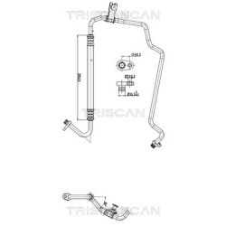 Tuyau De Clim Pour Peugeot 208 2008 I Citroën C3 II DS DS3 9670091380