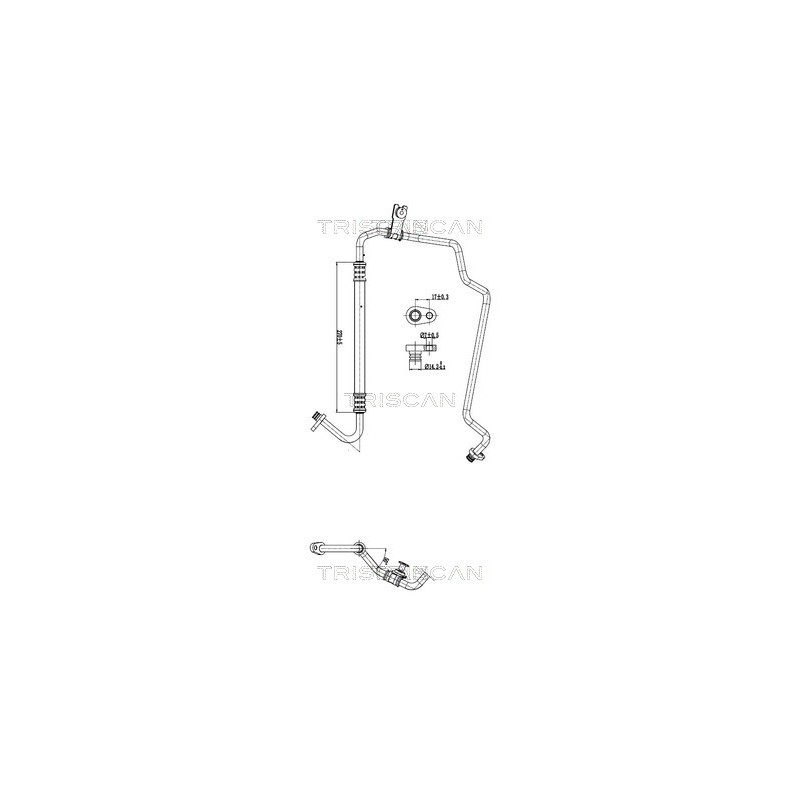 Tuyau De Clim Pour Peugeot 208 2008 I Citroën C3 II DS DS3 9670091380