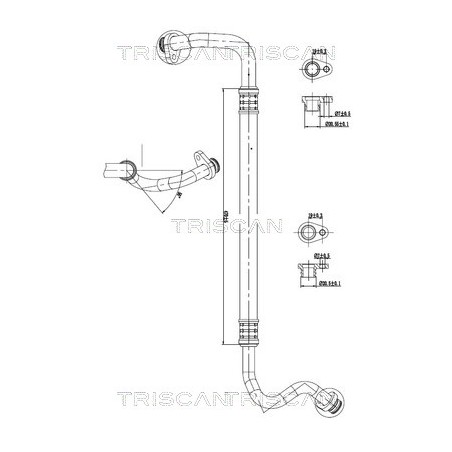 Tuyau De Clim Pour Peugeot Opel Citroën C4 II Picasso DS 9806581680 9839379180