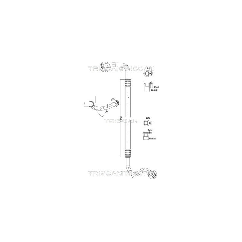 Tuyau De Clim Pour Peugeot Opel Citroën C4 II Picasso DS 9806581680 9839379180