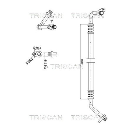 Tuyau De Clim Pour Peugeot Fiat Citroën 6477.F8 1401422280 6460.XT 6477.Q9