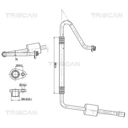 Tuyau De Clim Pour Peugeot 407 Citroën C5 III 6477.F0 6477.87