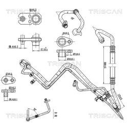 Tuyau De Clim Pour Peugeot Partner Citroën Berlingo 6460.SC