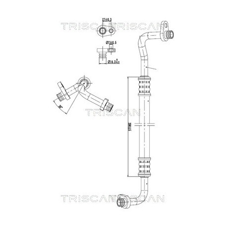 Tuyau De Clim Pour Peugeot 307 6460.CH 6460.K4