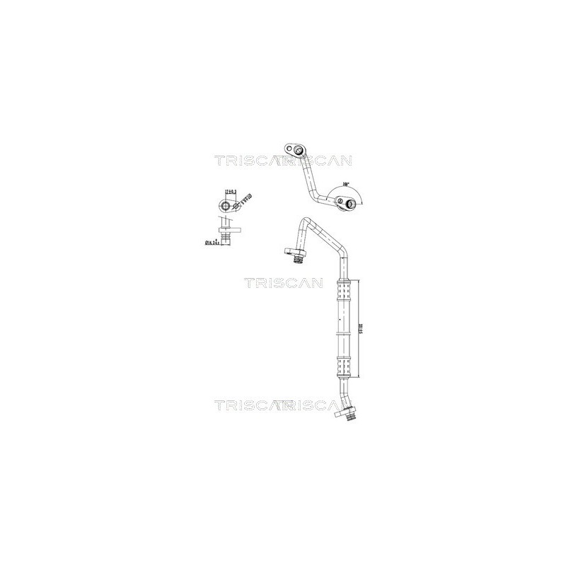 Tuyau De Clim Pour Peugeot Partner Citroën Berlingo 6460.EC