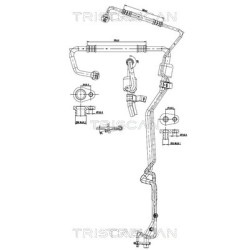 Tuyau De Clim Pour Peugeot Partner Citroën Berlingo 6460.CY
